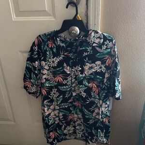 George Black Floral Shirt
